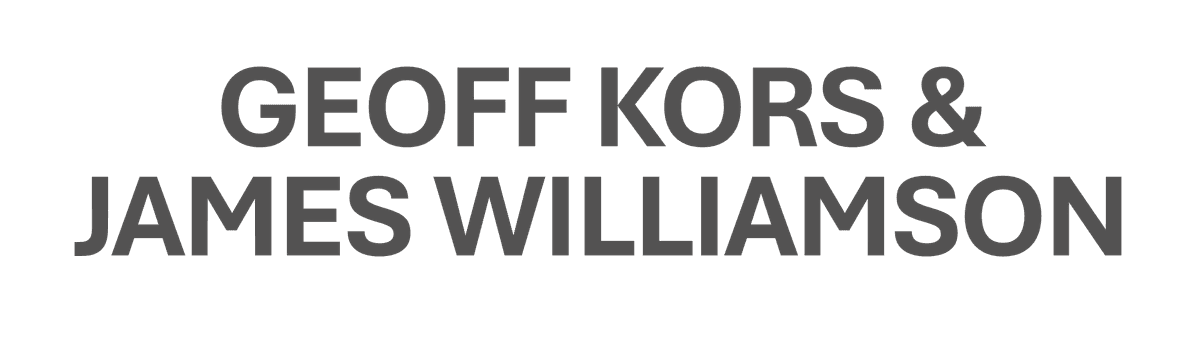 Geoff Kors & James Williamson